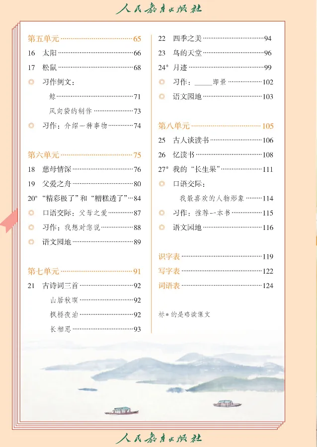 《语文5A（五四制）_小学1-6年级全科全套_2025更新专题（含教材）_寒假预复习必备资料2024新版小学教材电子版_小学语文_五四制》第4页预览