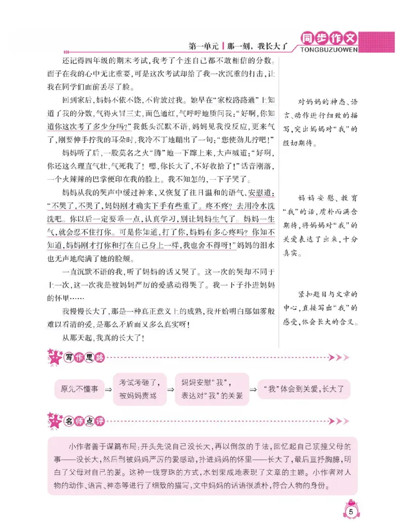 《小学语文五年级下册同步作文与阅读理解_小学1-6年级全科全套_1-6年级全科下册_五年级_五年级下语文_语文五下作文类》第9页预览