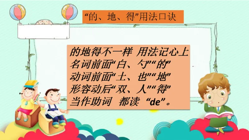 《三（上）语文的、地、得的用法_小学1-6年级全科全套_1-6年级全科上册_三年级_语文_语文三上各类考点归纳》第3页预览