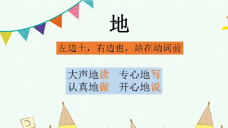 《三（上）语文的、地、得的用法_小学1-6年级全科全套_1-6年级全科上册_三年级_语文_语文三上各类考点归纳》第5页预览
