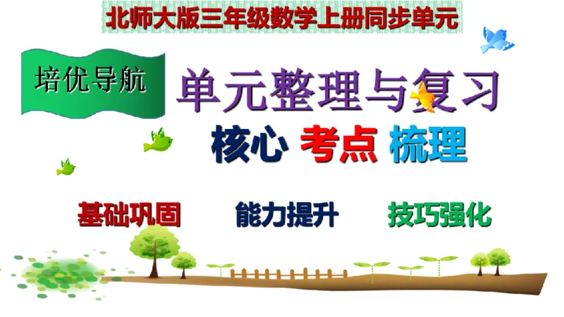 《三（上）数学（北师大版）第3单元《加与减》高效培优知识梳理_小学1-6年级全科全套_1-6年级全科上册_三年级_数学_三年级数学（北师大版）_北师大数学三上知识总结》第1页预览