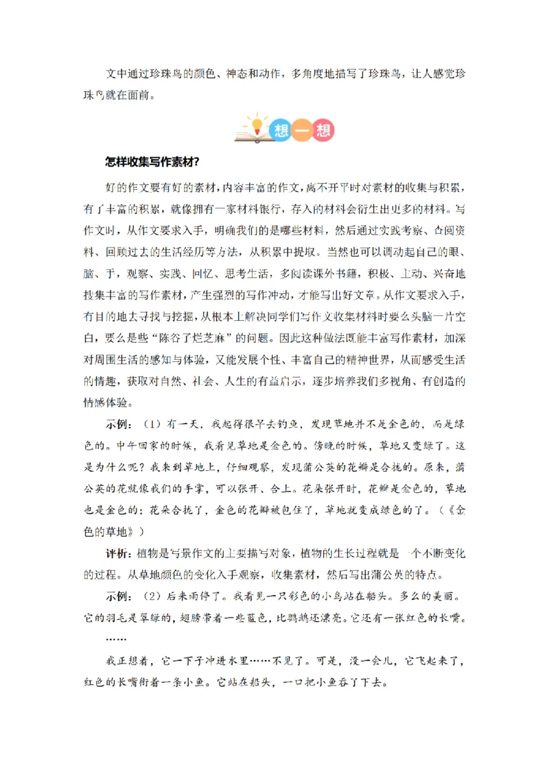 《三（上）语文同步作文（第1套）-第5单元：我们眼中的缤纷世界（写作指导+范文赏析+病文升格）_小学1-6年级全科全套_1-6年级全科上册_三年级_语文_语文三上单元习作》第8页预览