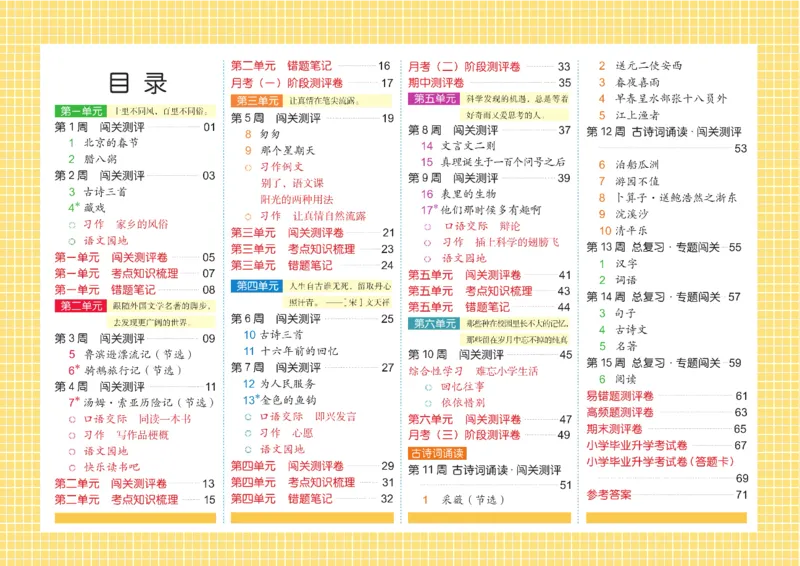 《《闯关100分》6年级语文下_小学1-6年级全科全套_1-6年级全科下册_六年级_语文_语文六下电子册类》第3页预览