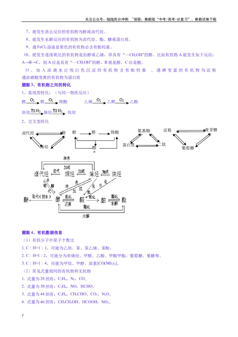 《题型17有机推断与合成综合题（解析版）_05-化学-高考总复习_二轮复习_2025年_2025年高考化学二轮热点题型归纳与变式演练（新高考通用）》第7页预览