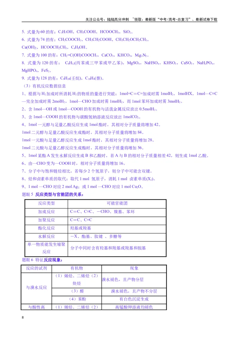 《题型17有机推断与合成综合题（解析版）_05-化学-高考总复习_二轮复习_2025年_2025年高考化学二轮热点题型归纳与变式演练（新高考通用）》第8页预览