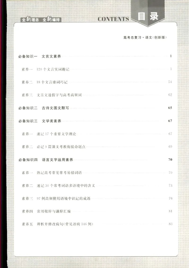 《优化方案-高考总复习-语文(创新版)-必备知识提升素养_小初高学习资料合集（每天更新）_2027版《优化方案》高考总复习》第1页预览