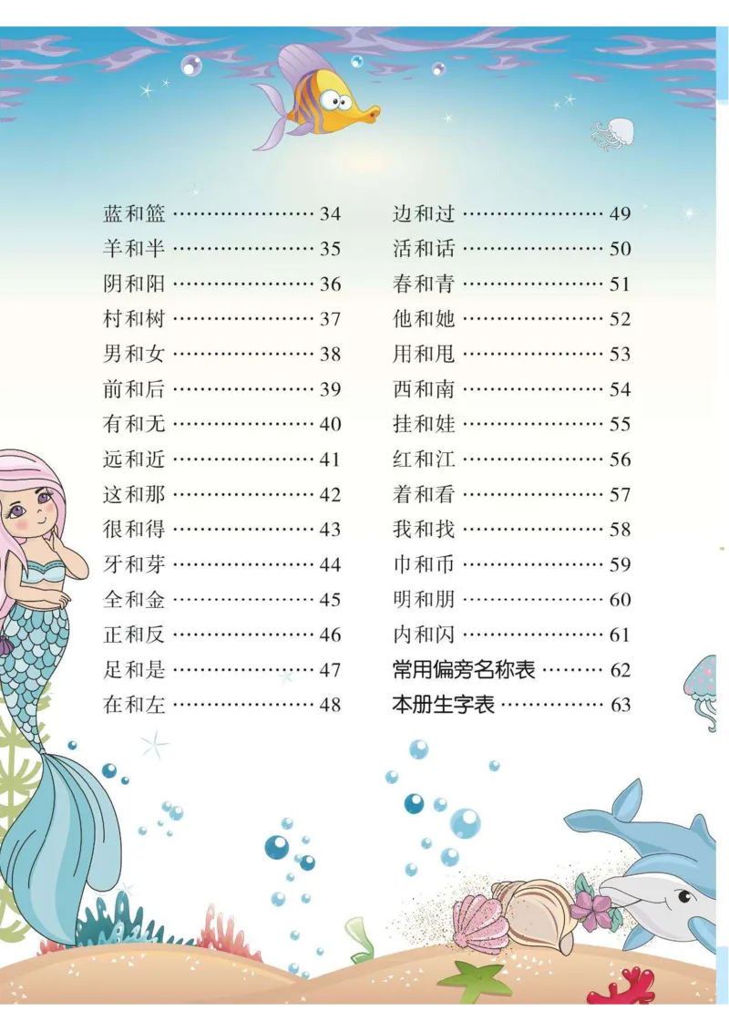 《幼小衔接整合教材识字下册02_小学1-6年级全科全套_1-6年级全科上册_一年级_幼小衔接暑假作业_幼小衔接语文_幼小衔接识字篇》第3页预览