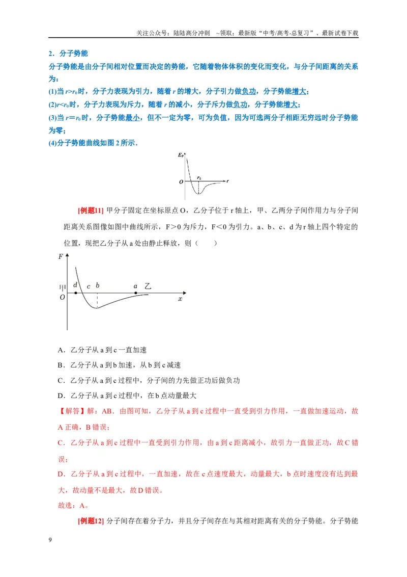 《专题15热学专题（解析版）_04-物理-高考总复习_专项复习_2024年_2024高考物理复习二级结论题型详解全面复习知识点_资料》第9页预览
