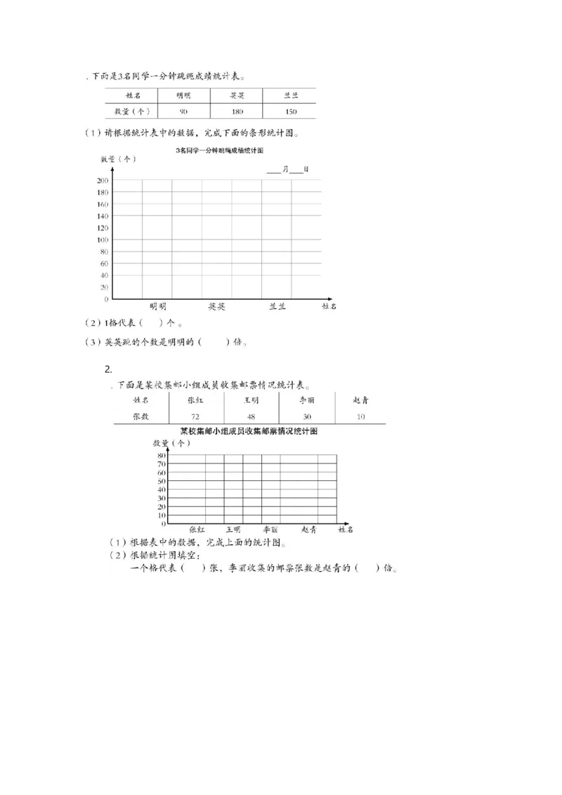 《四（上）青岛版数学第八单元测试卷.2_小学1-6年级全科全套_1-6年级全科上册_四年级_四上数学_四上数学青岛版数学单元期末期中检测卷》第2页预览