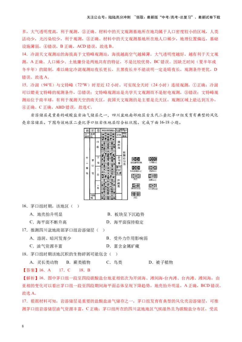 《热点04中国航天交出亮眼成绩单-（解析版）_07-地理-高考总复习_专项复习_2024年_2024年高考地理热点专题解读与训练_资料》第8页预览