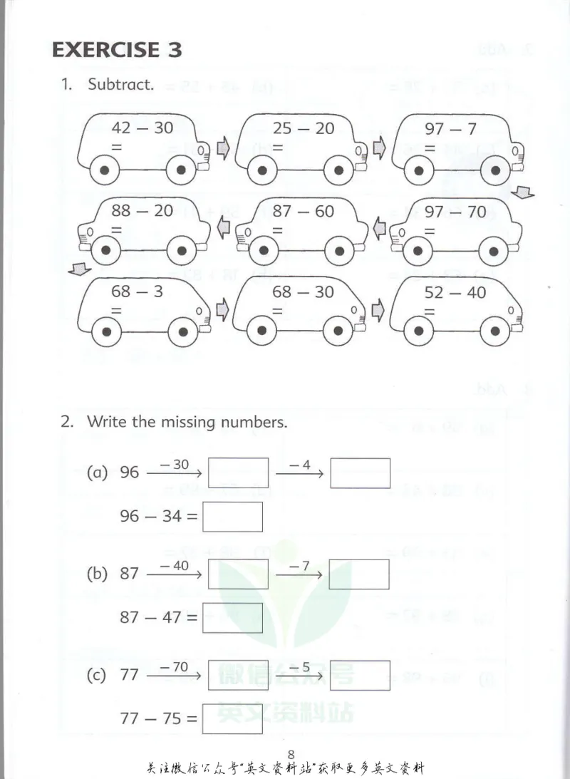 《新加坡PrimaryMathematics3BWorkbookPart1_小初高学习资料合集（每天更新）_国外原版英文教辅汇总_新加坡小学数学PrimaryMathematics》第9页预览
