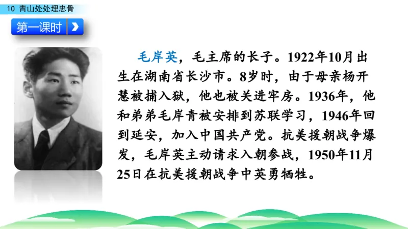 《学部编版语文五年级下册-青山处处埋忠骨课件_小学1-6年级全科全套_1-6年级全科下册_五年级_五年级下语文_语文五下综合资料小学五年级语文下册_3-10-2-3、课件、讲义、教案》第4页预览