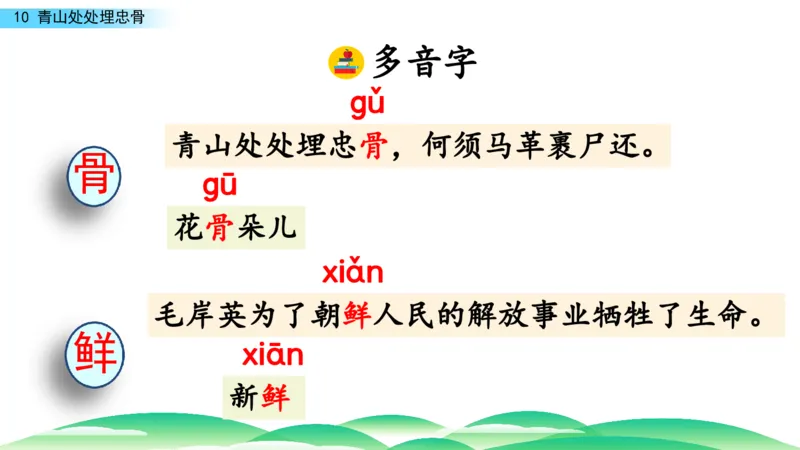 《学部编版语文五年级下册-青山处处埋忠骨课件_小学1-6年级全科全套_1-6年级全科下册_五年级_五年级下语文_语文五下综合资料小学五年级语文下册_3-10-2-3、课件、讲义、教案》第6页预览