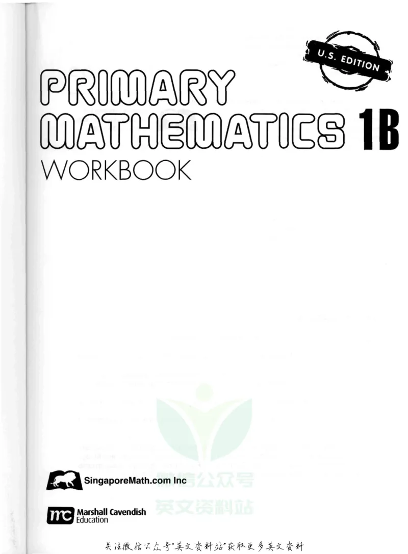 《新加坡PrimaryMathematics1BWorkbook_小初高学习资料合集（每天更新）_国外原版英文教辅汇总_新加坡小学数学PrimaryMathematics》第2页预览
