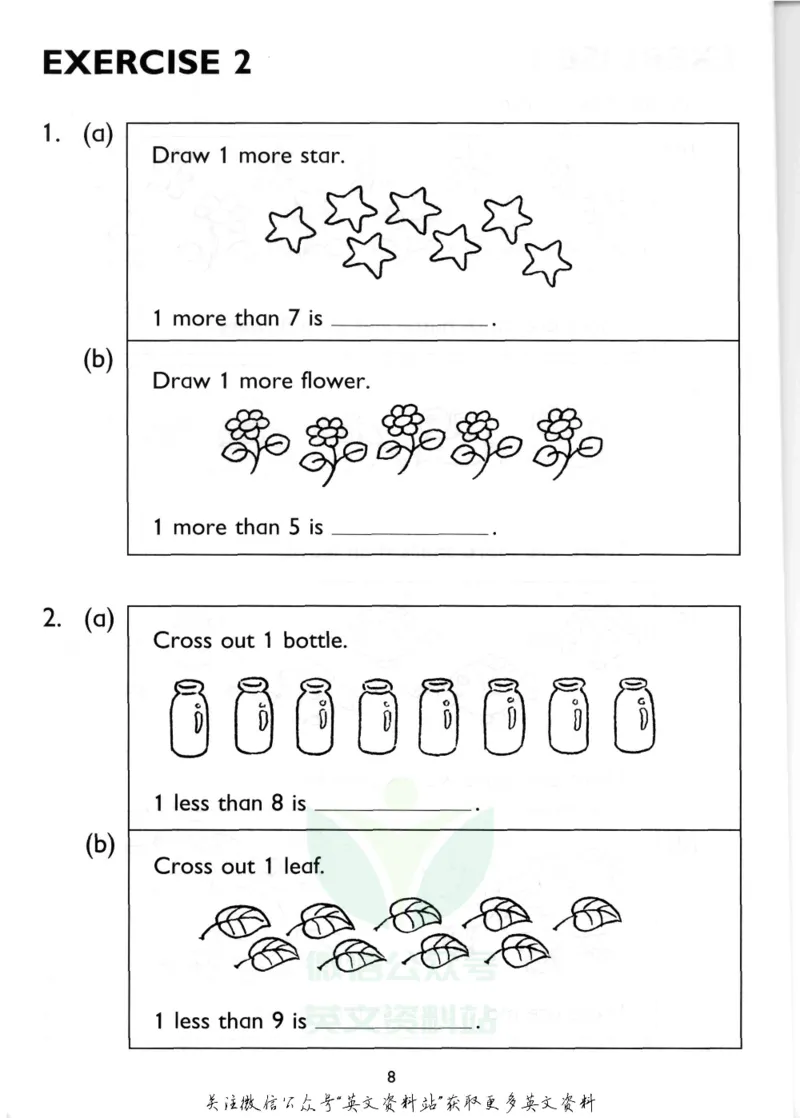 《新加坡PrimaryMathematics1BWorkbook_小初高学习资料合集（每天更新）_国外原版英文教辅汇总_新加坡小学数学PrimaryMathematics》第9页预览