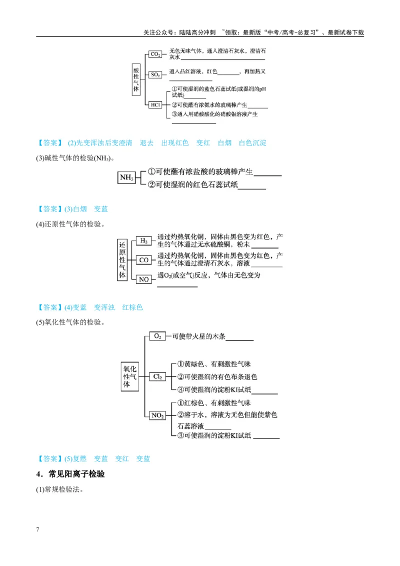 《（能力版）微专题43常见物质的分离、提纯和鉴别-（学生版）(全国版)_05-化学-高考总复习_一轮复习_2024年_2024高考化学一轮复习考点微专题考情分析经_资料_2025版》第7页预览