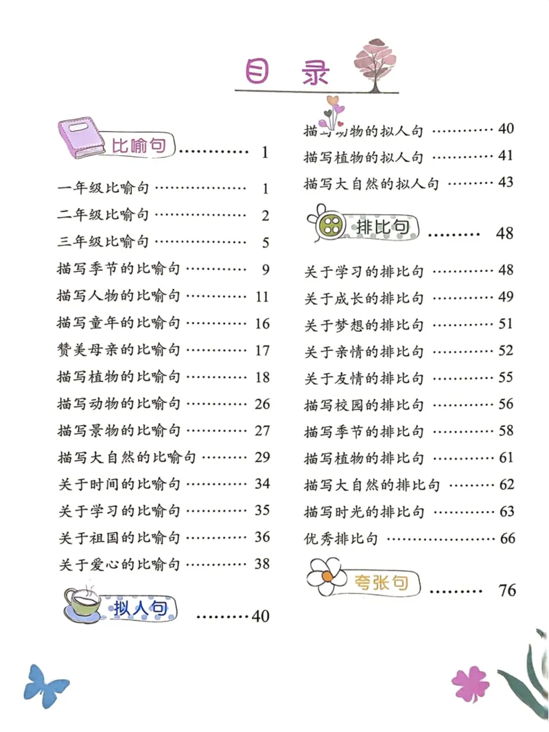 《优美句子积累_小学1-6年级全科全套_1-6年级全科下册_五年级_五年级下语文_语文五下晨读》第2页预览
