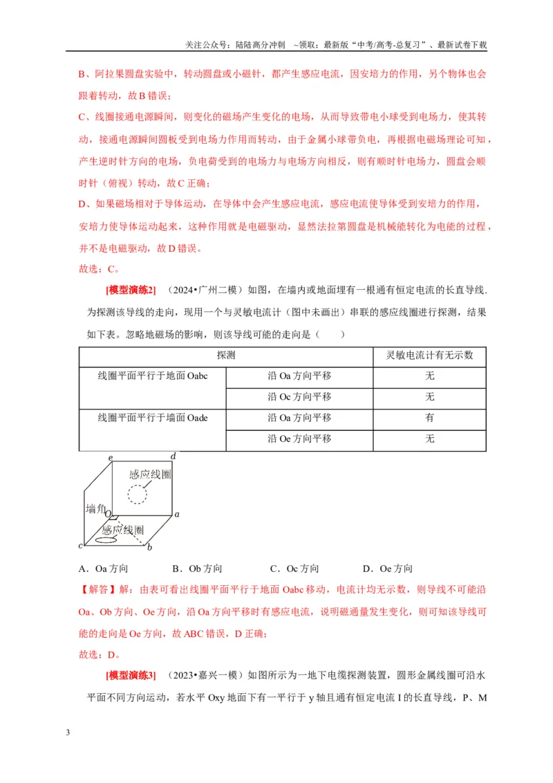 《专题23电磁感应基本规律及应用（教师版）_04-物理-高考总复习_专项复习_2025年_2025年高考物理热点知识讲练与题型归纳（全国通用）_资料》第3页预览