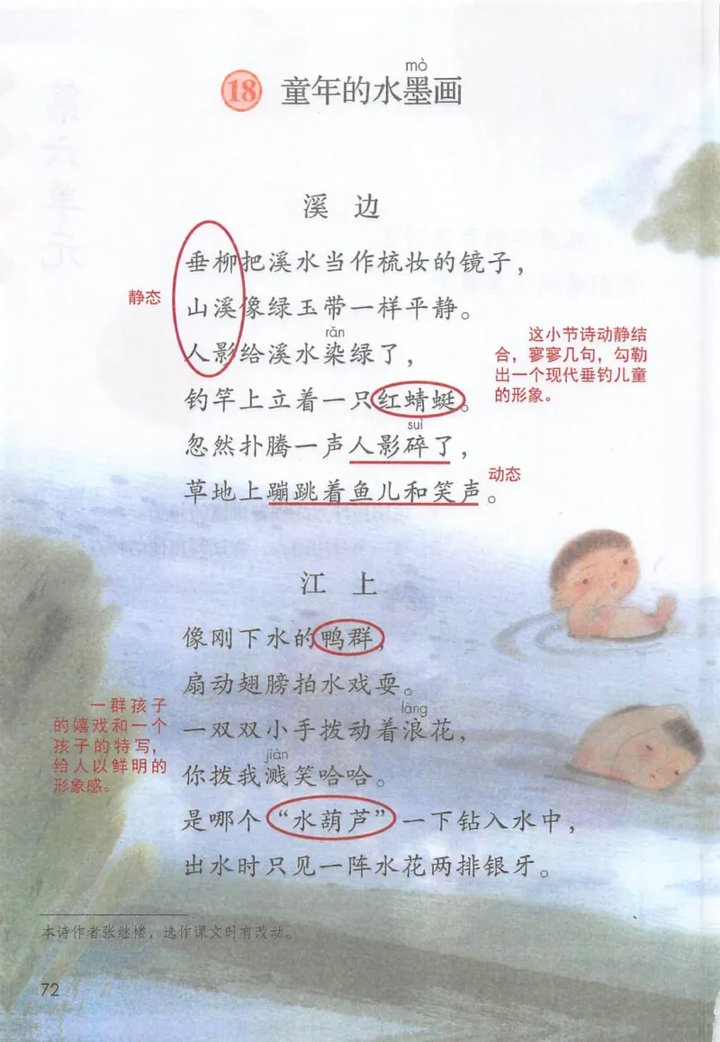《三（下）语文课堂笔记-第6单元_小学1-6年级全科全套_1-6年级全科下册_三年级_三年级下语文_语文三下课堂笔记》第2页预览