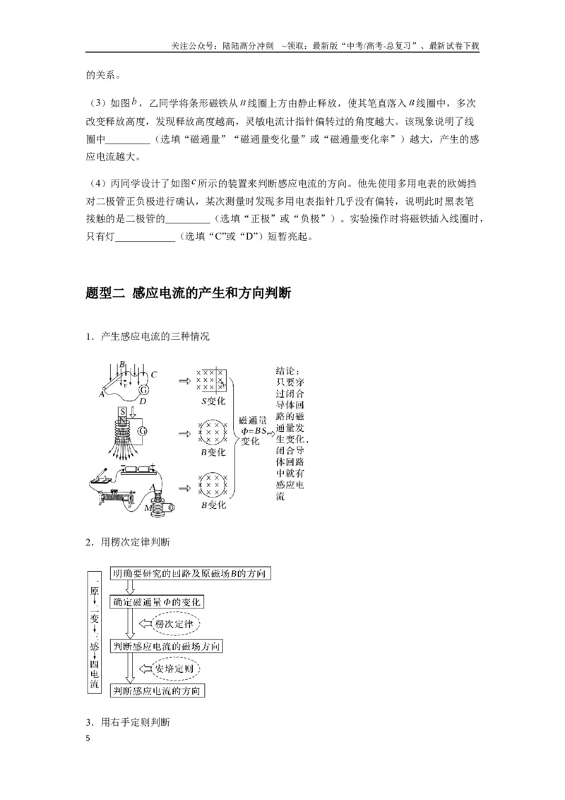 《专题27法拉第电磁感应定律（学生版）_04-物理-高考总复习_一轮复习_2025年_2025年高考物理一轮复习热点题型归类》第5页预览