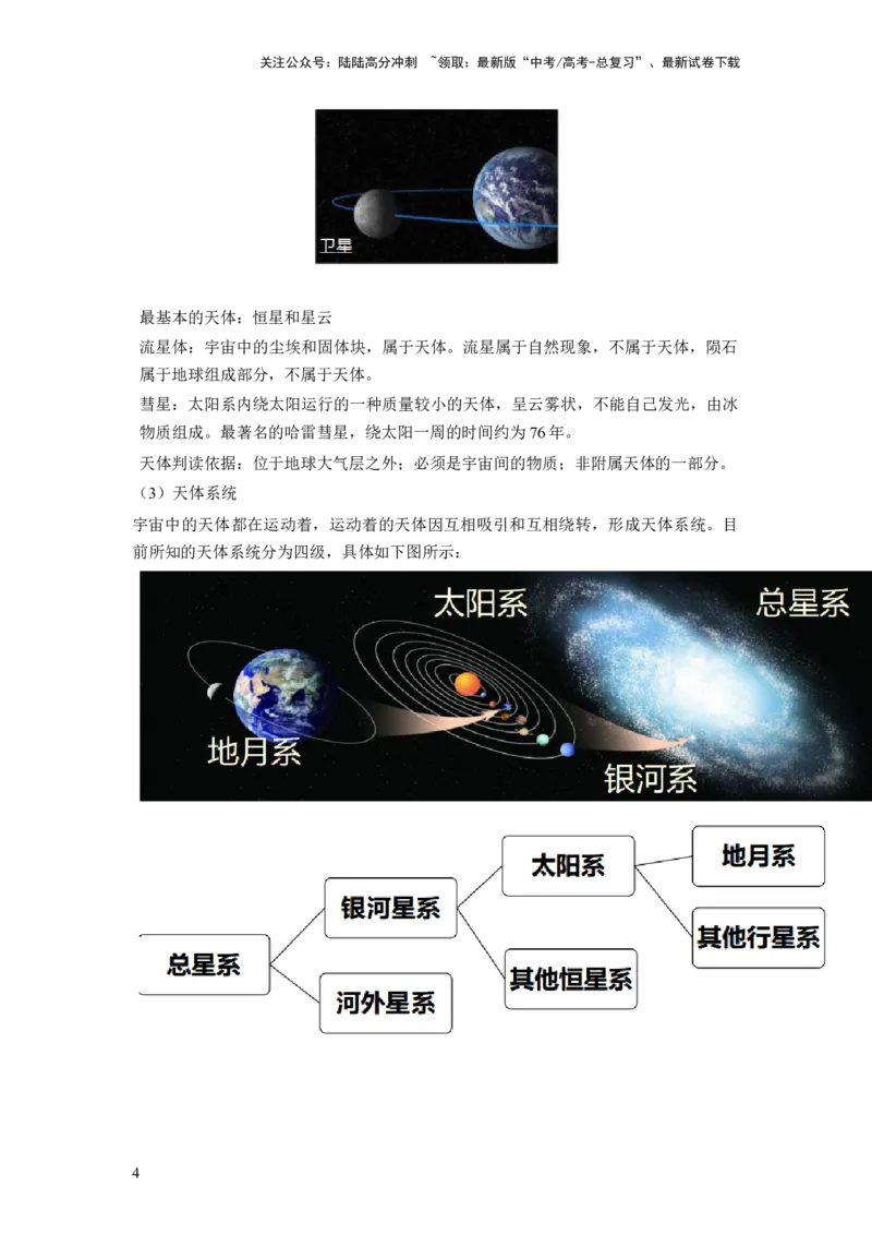 《第03讲地球的宇宙环境、演化历史与圈层结构（讲义）（解析版）_07-地理-高考总复习_一轮复习_2024年_2024年高考地理一轮复习讲练测（课件+讲义+练习）（新高考）_讲义+练习》第4页预览