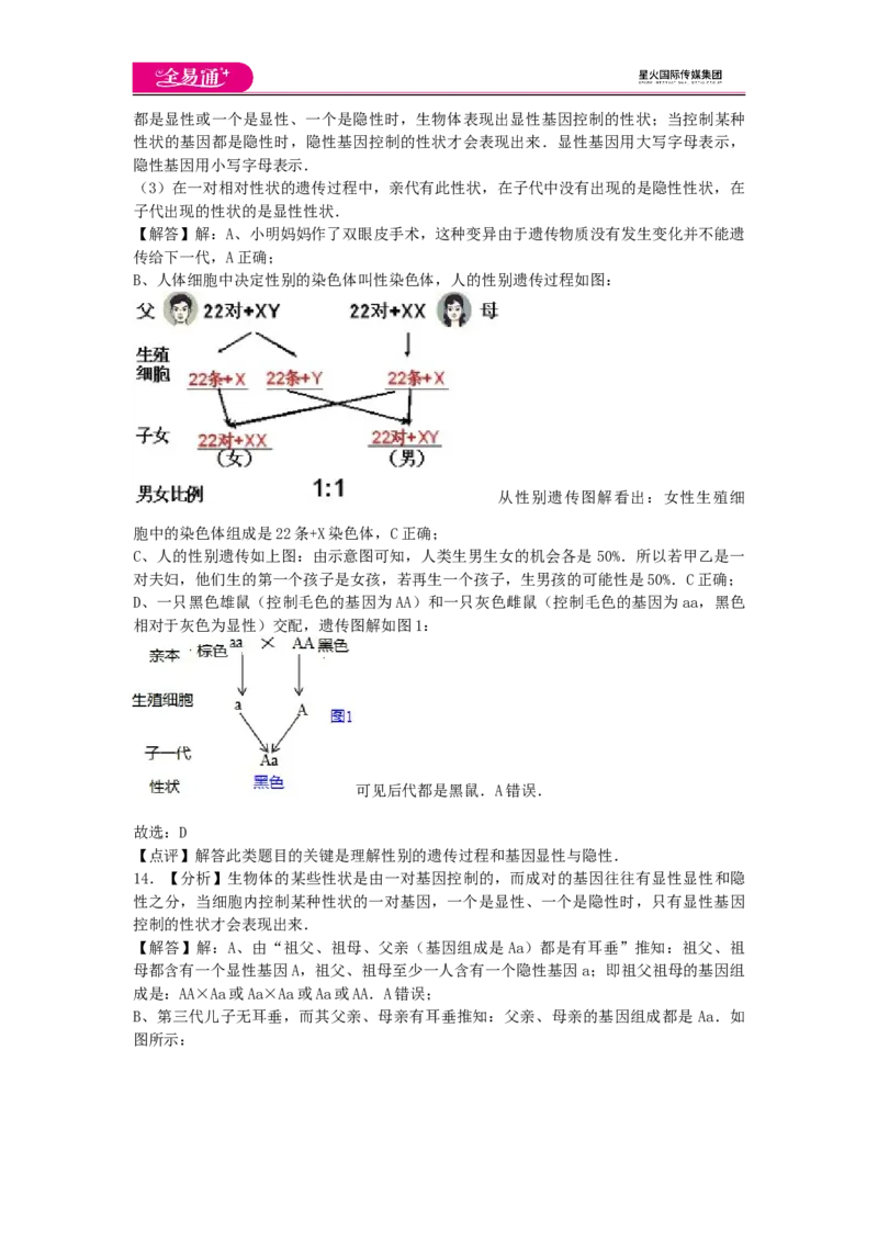 《生物八下人教版期中1卷-答案_初中全科目同步习题+精品试卷（7-9年级）(1)_25秋初中生物《同步习题+精品试卷》_初中生物试卷（人教版）_《同步试题》_同步试题资源包（8B）》第5页预览