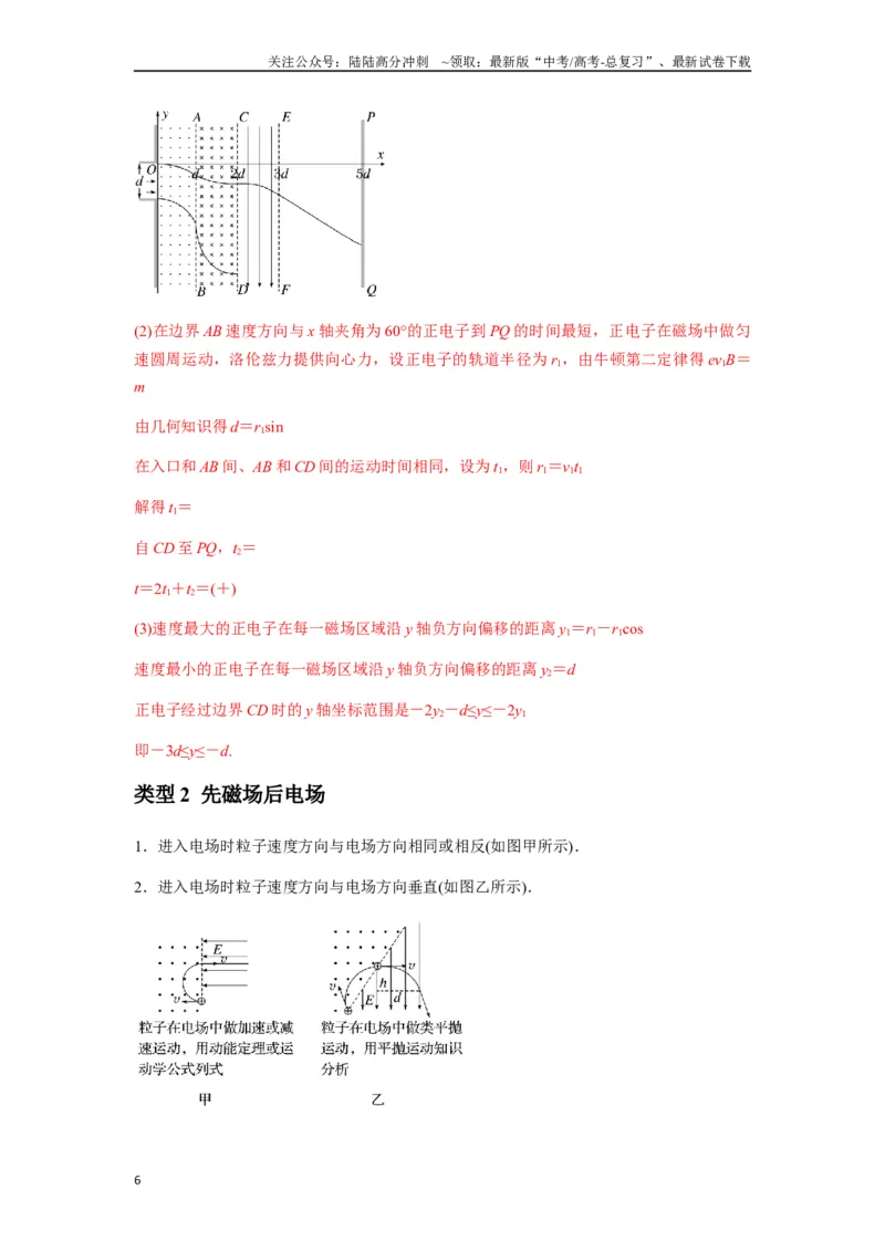 《专题26带电粒子在复合场中的运动（教师版）_04-物理-高考总复习_一轮复习_2025年_2025年高考物理一轮复习热点题型归类》第6页预览