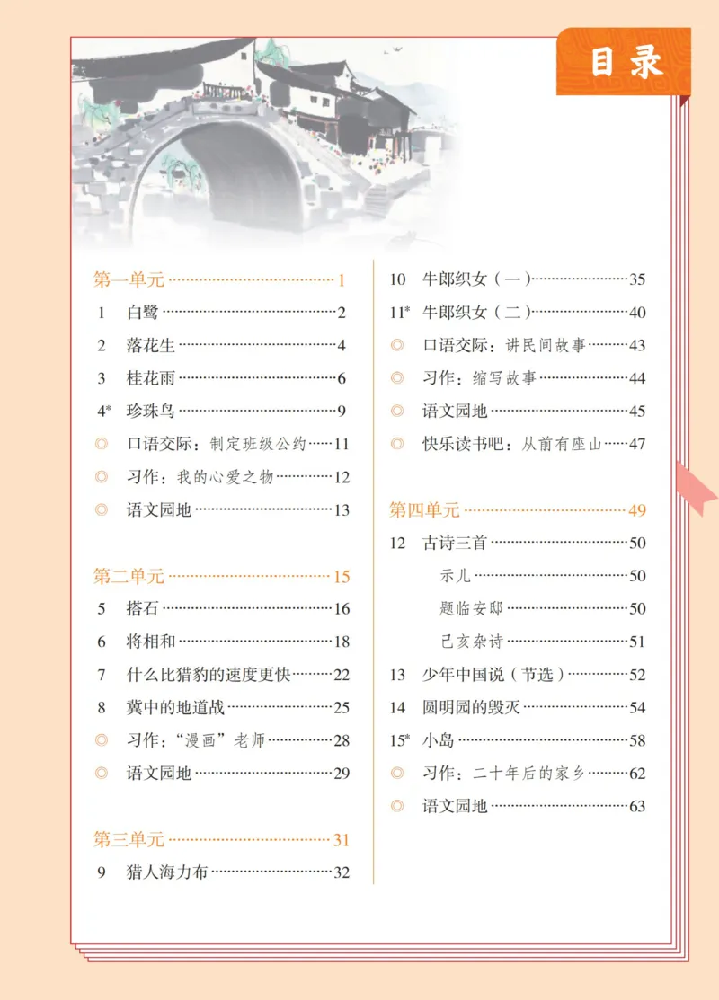 《人教版5年级上_小学1-6年级全科全套_2025更新专题（含教材）_寒假预复习必备资料2024新版小学教材电子版_小学语文》第2页预览