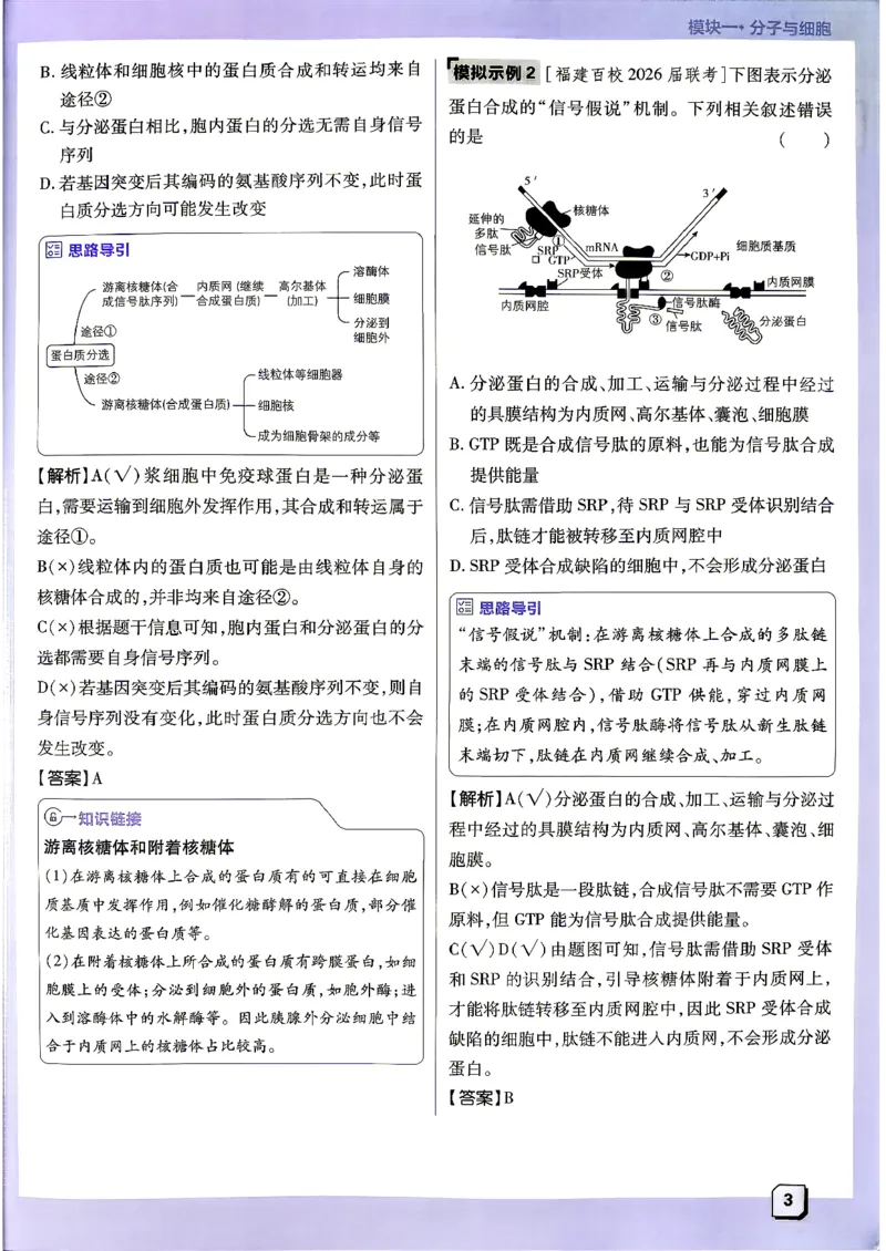 《生物上分攻略_小初高学习资料合集（每天更新）_2027版《高考上分攻略》数学+物理+生物+化学_2027版高中《必刷题》上分攻略（生物）》第10页预览