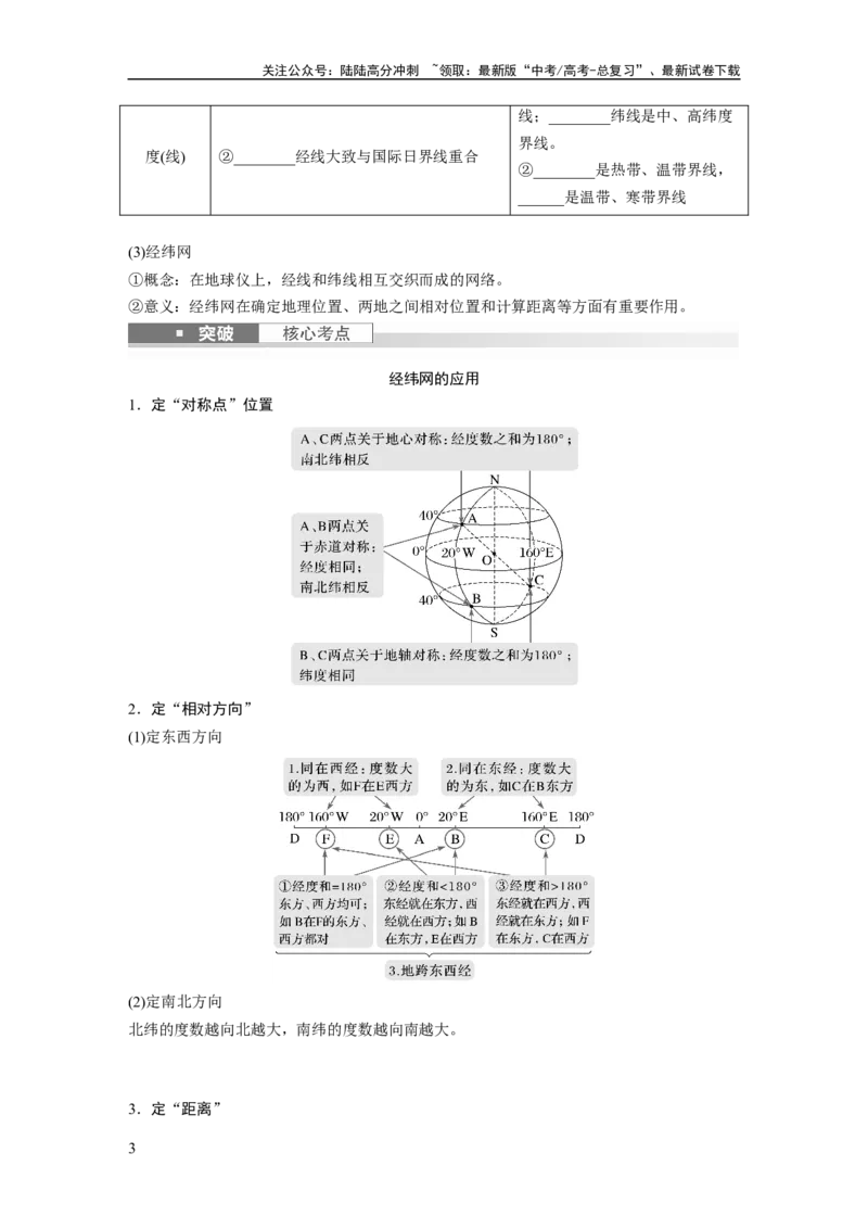 《第一部分　第一章　课时1　地球仪与地图_07-地理-高考总复习_一轮复习_2024年_2024高考地理大一轮复习课件讲义新人教版知识总结_2024年高考地理一轮复习讲义（新人教版）_大一轮复习讲义》第3页预览