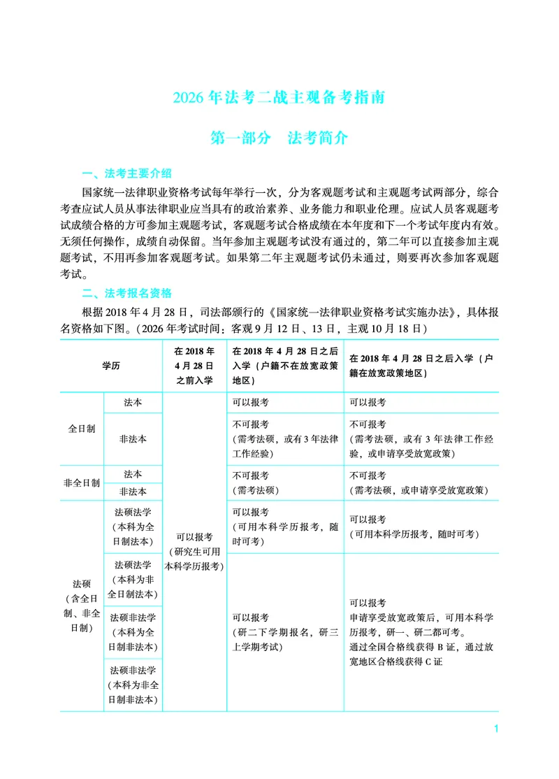 《众合26年二战主观法考备考指南（脱产版）_ZH_二战主观备考指南》第4页预览