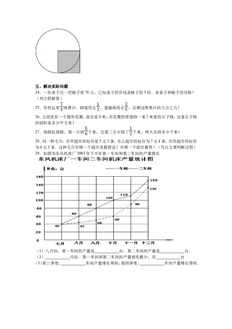 《苏教版数学五年级下学期期末测试卷12（优尖升教育）_小学1-6年级全科全套_1-6年级全科下册_五年级_五年级下数学_数学五下苏教版(1)》第3页预览