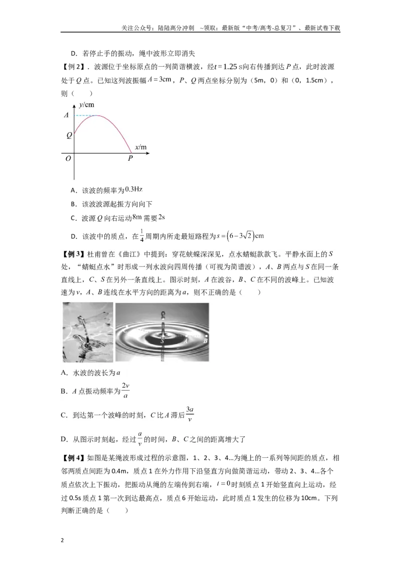 《专题19机械波（学生版）_04-物理-高考总复习_专项复习_2025年_2025年高考物理热点题型归类》第2页预览