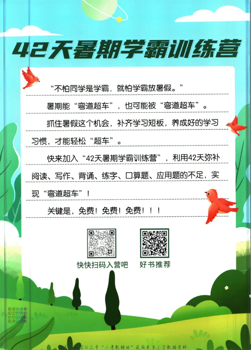 《暑假作业暑假字帖三升四衔接语文_小初高学习资料合集（每天更新）_汉知简教辅暑假作业_暑假作业暑假字帖》第2页预览