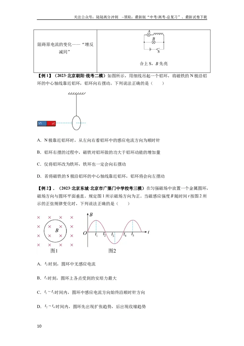 《专题27法拉第电磁感应定律（原卷版）_04-物理-高考总复习_一轮复习_2024年_2024年高考物理一轮复习热点题型归类训练重点提升_2023版》第10页预览