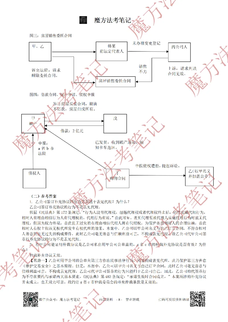 《26魔方法考：2018年法考主观题（试题+解析）_2026法考客观_其他_2019-2025法考主观历年套卷与解析》第8页预览