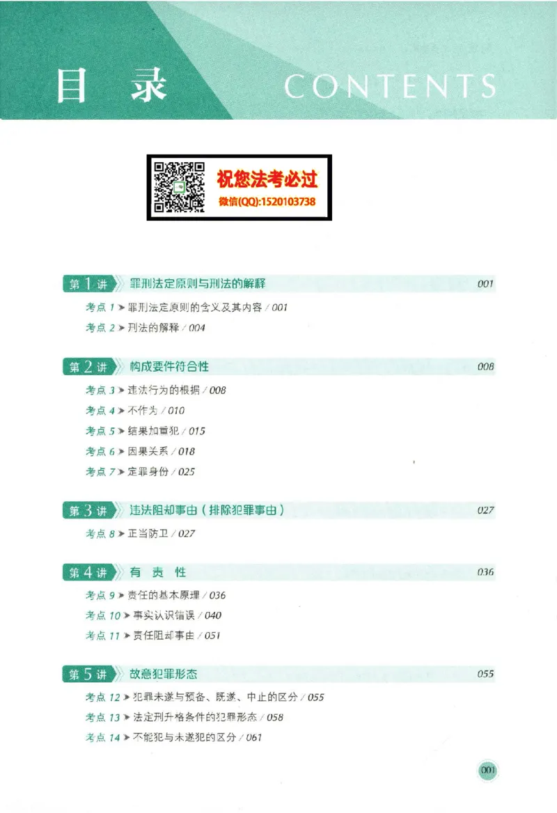 《考点清单-刑法-刘凤科_022026厚大法考主观专题精讲汇总（考点清单）_视频+讲义2026厚达法考主观专题精讲刑法-刘凤科》第6页预览