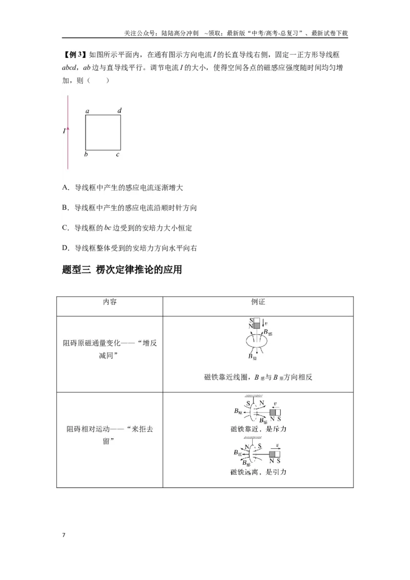 《专题27法拉第电磁感应定律（学生版）_04-物理-高考总复习_专项复习_2025年_2025年高考物理热点题型归类》第7页预览