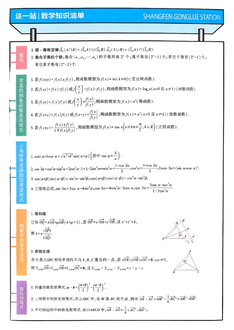 《数学封面答案快对_小初高学习资料合集（每天更新）_2027版《高考上分攻略》数学+物理+生物+化学_2027版高中《必刷题》上分攻略（数学）》第1页预览