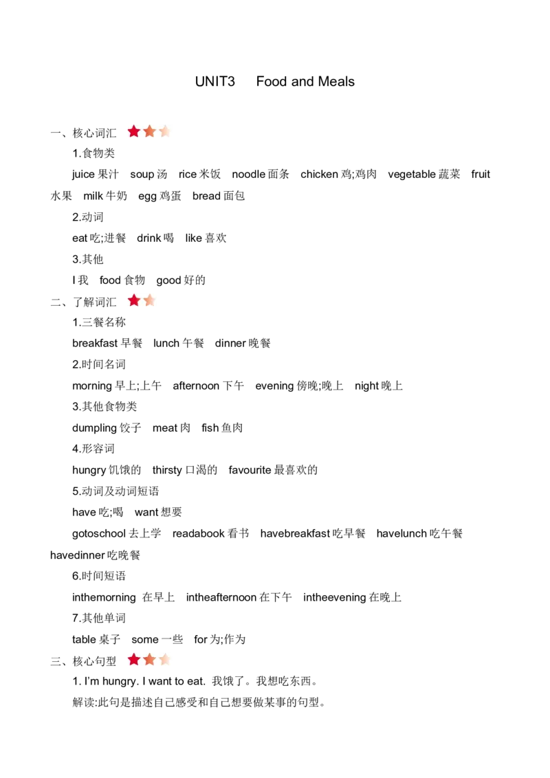 《三（下）英语（冀教版）各单元知识点总结_小学1-6年级全科全套_1-6年级全科下册_三年级_三年级下英语_英语三下冀教版》第7页预览