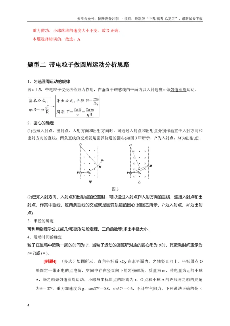 《专题20磁场对运动电荷的作用（解析版）_04-物理-高考总复习_专项复习_2024年_2024高考物理三轮冲刺复习热点知识讲练题型归纳练_资料》第4页预览