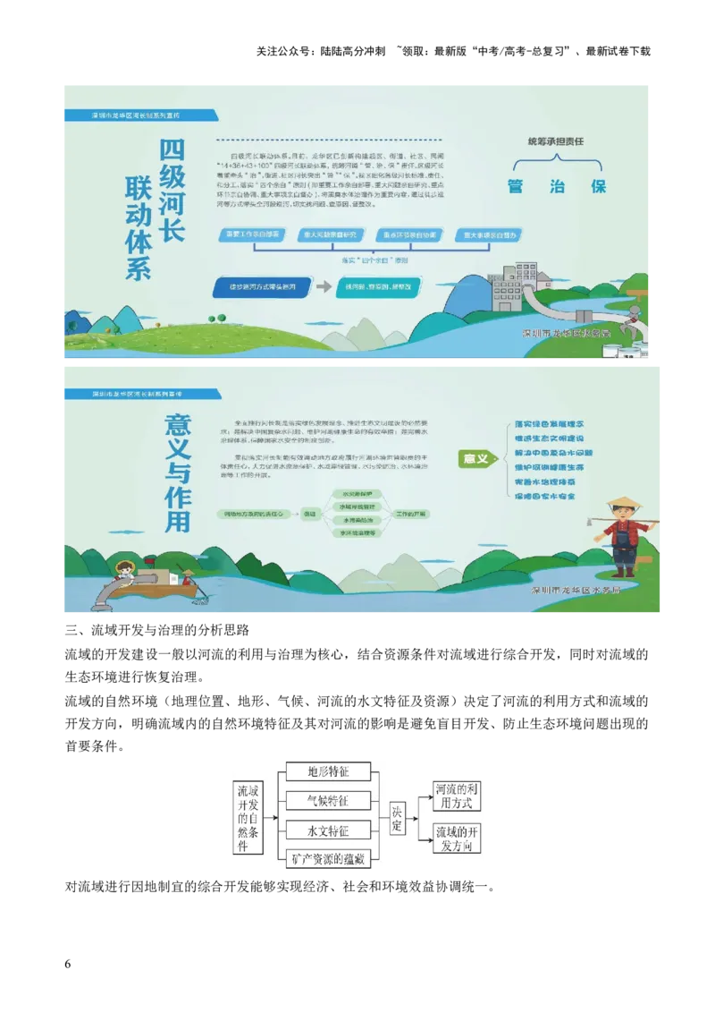 《第35讲流域内协调发展与资源的跨区域调配（讲义）（解析版）_07-地理-高考总复习_一轮复习_2024年_2024年高考地理一轮复习讲练测（课件+讲义+练习）（新高考）_讲义+练习》第6页预览