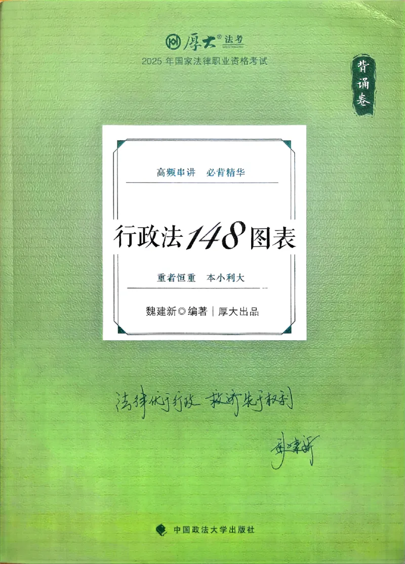 《2025魏建新-行政法148图表背诵卷(OCR)_2026法考客观_厚-D_2025HD背诵卷119必背》第1页预览