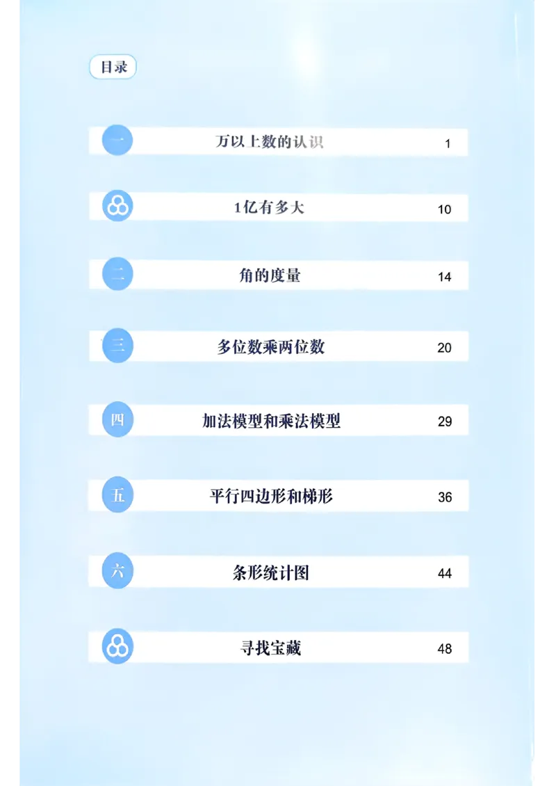 《预习笔记数学3升4_小初高学习资料合集（每天更新）_2026年《阳光同学暑假衔接+预习笔记》语数英全科_数学《阳光同学暑假衔接》人教26秋_三升四年级》第2页预览