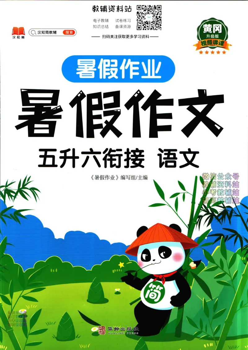 《暑假作业暑假作文五升六衔接语文_小初高学习资料合集（每天更新）_汉知简教辅暑假作业_暑假作业暑假作文》第1页预览