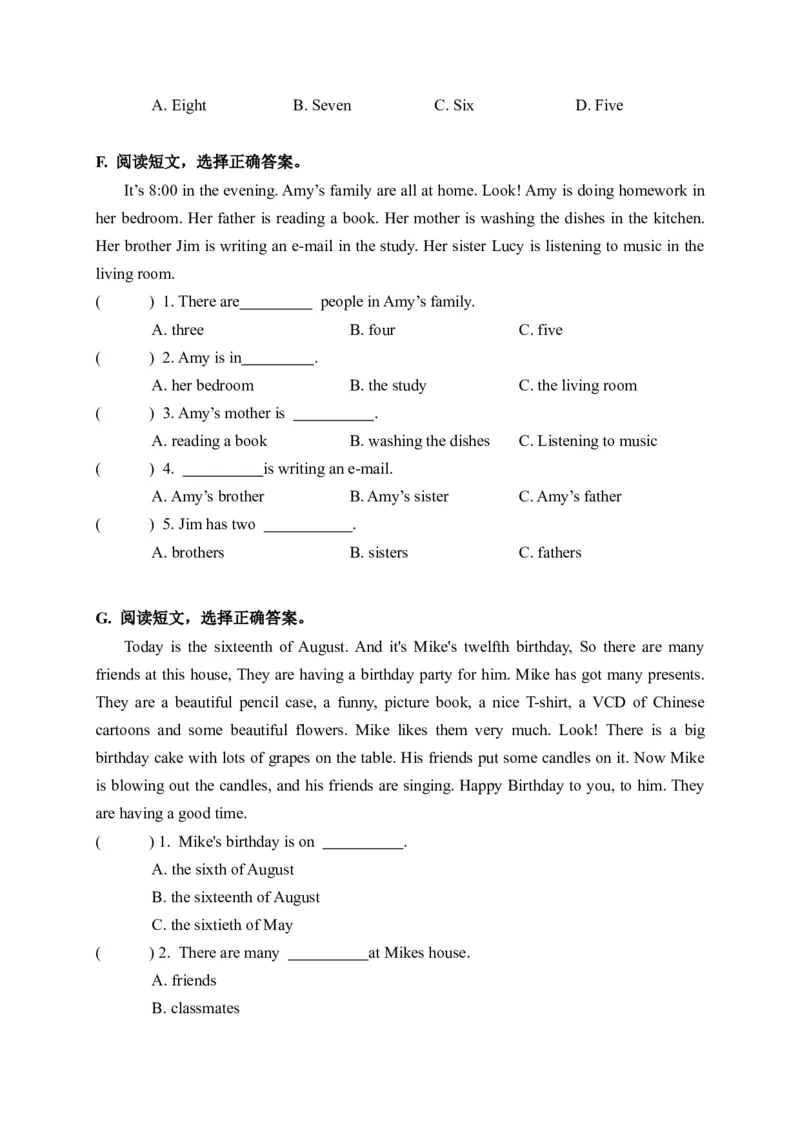 《期末易错题分类汇编阅读理解（答案选择篇）译林版（三起）五年级下册_小学1-6年级全科全套_1-6年级全科下册_五年级_五年级下英语_英语五下译林版》第4页预览