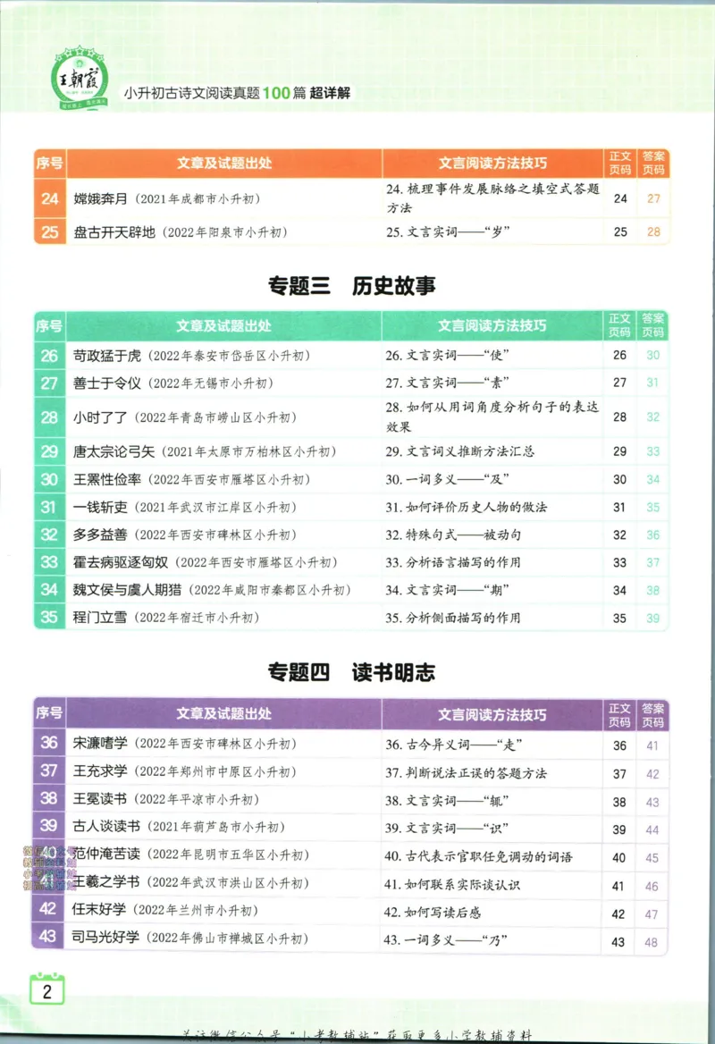 《王朝霞小升初古诗文阅读真题100篇语文_小初高学习资料合集（每天更新）_《王朝霞小升初古诗文阅读真题100篇》》第9页预览