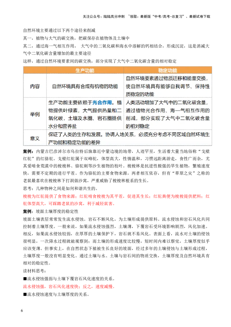 《第17讲自然环境的整体性（讲义）（解析版）_07-地理-高考总复习_一轮复习_2024年_2024年高考地理一轮复习讲练测（课件+讲义+练习）（新高考）_讲义+练习》第6页预览