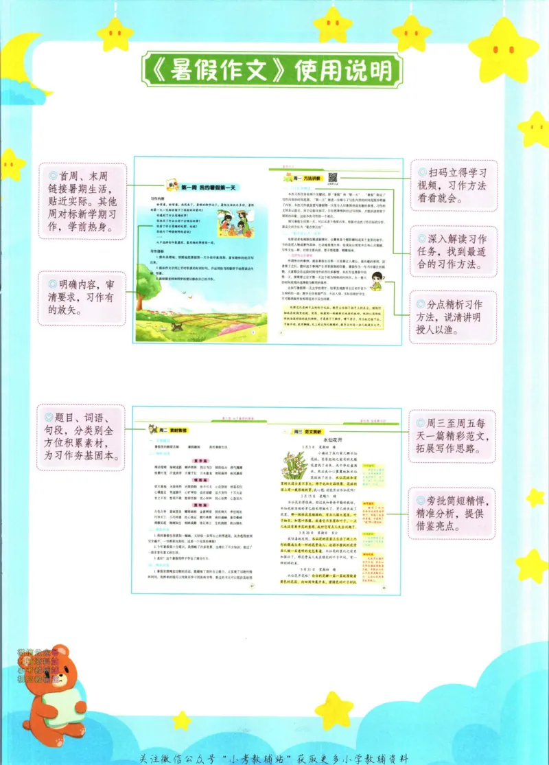 《暑假作业暑假作文三升四衔接语文_小初高学习资料合集（每天更新）_汉知简教辅暑假作业_暑假作业暑假作文》第5页预览