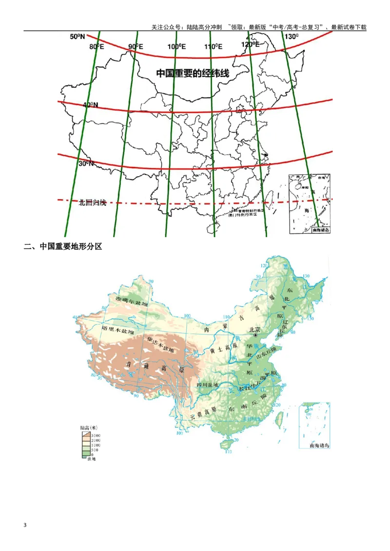 《秘籍11高考地理常用地图汇集-（新高考专用）_07-地理-高考总复习_专项复习_2024年_2024年高考考地理考前冲刺》第3页预览